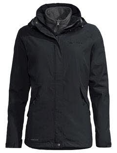 Vaude Wo Rosemoor 3in1 Jacket black
