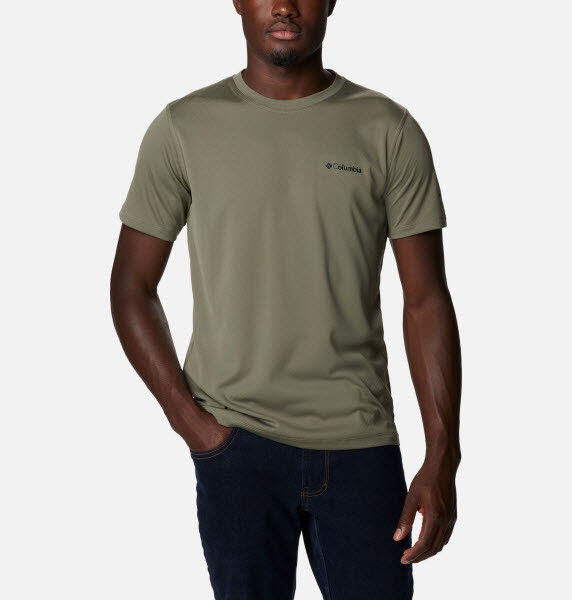 Columbia Zero Rules Short Sleeve Shirt Stone Green